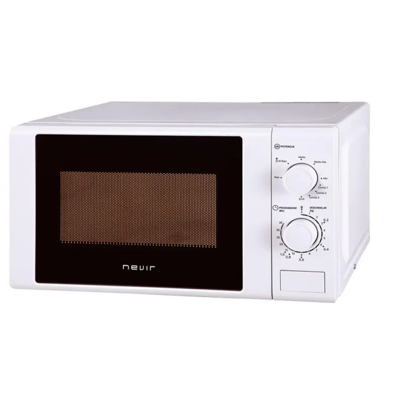 Microondas nevir nvr-6201mg blanco 20l grill para Familias Grandes