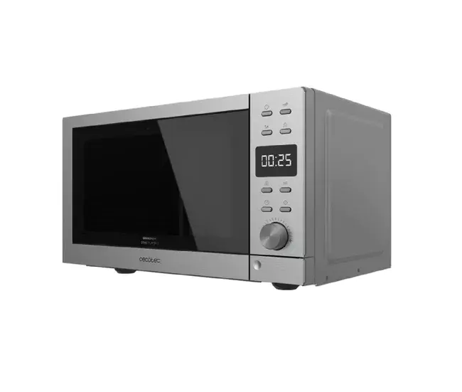 Microondas GrandHeat 2000 Flatbed Acerado Cecotec con Función de Mantener Calor