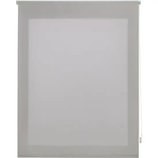 Blindecor | estor enrollable translúcido liso 120x250 plata