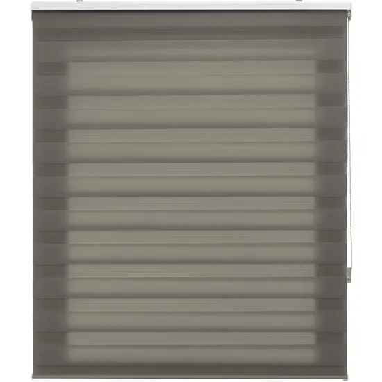 Blindecor lira | estor enrollable noche y dí 180x180 gris antracita