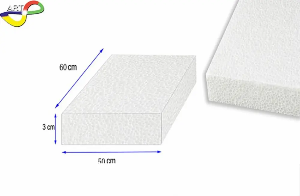 60*50*3CM POREX PLANCHA 1PC
