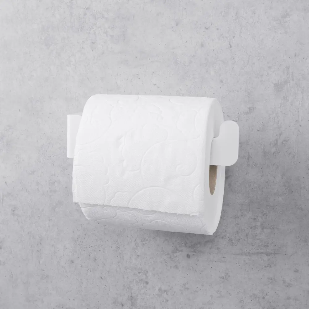 Daske portarrollos papel higiénico acero blanco izquierdo zenda