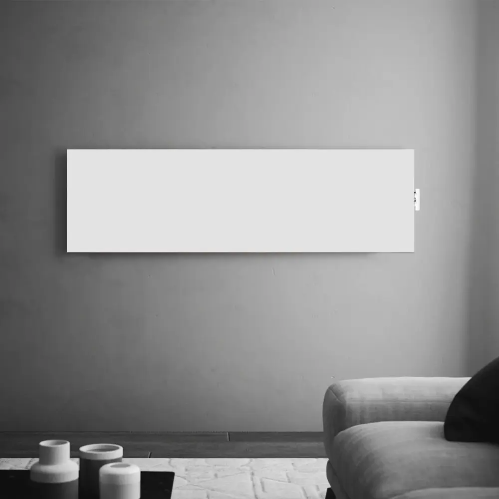 Toallero hidráulico con placa horizontal 585x1500 mm intereje 50 mm modelo TermoCrea Blanco