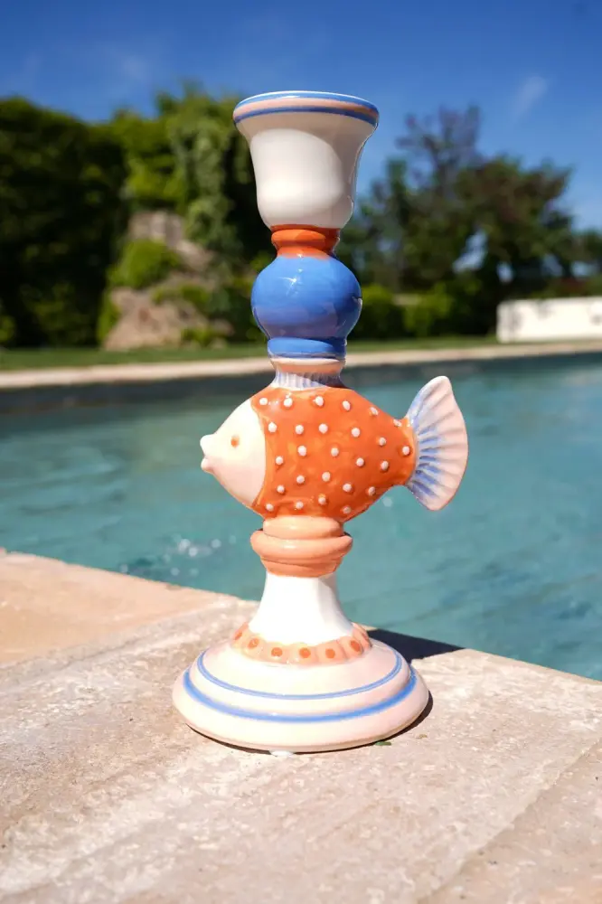 Candelabro Pez Naranja