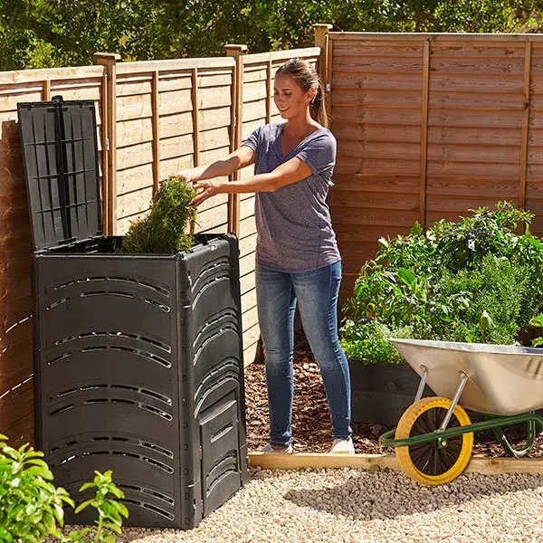 Compostador modular negro belli 500 l