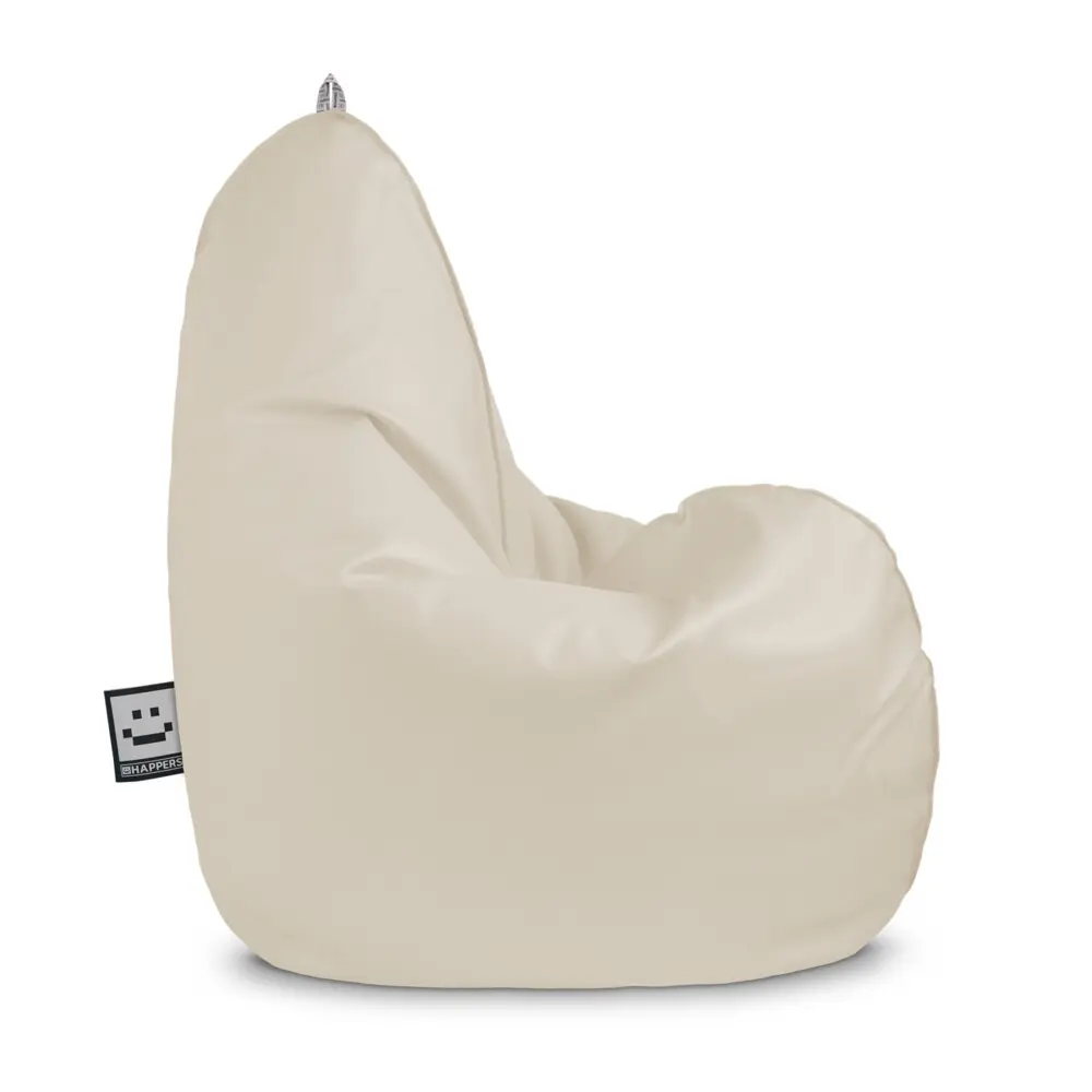 Puff pera relax polipiel para exterior o interior en bruto xl