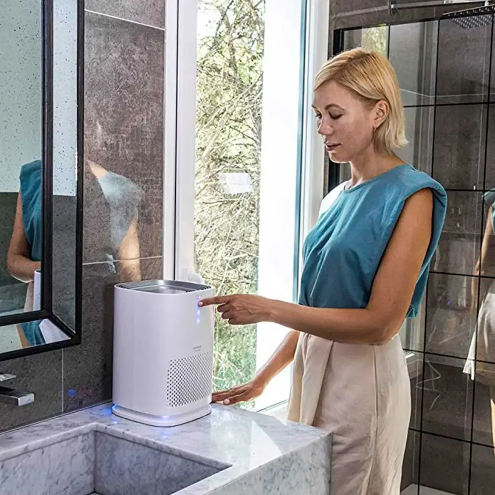 Purificador de aire Cecotec TotalPure 1500 Connected 26W WiFi 100 CADR blanco para Oficinas Pequeñas