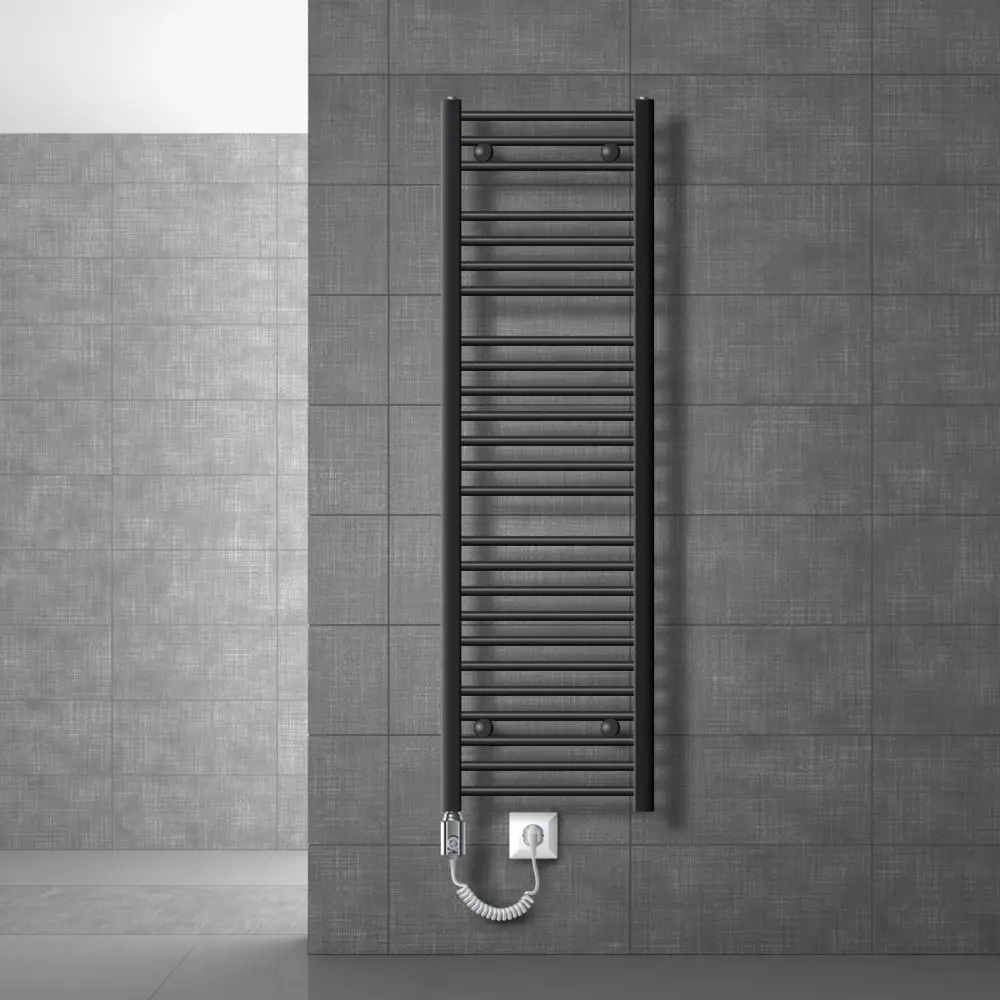 Calentador eléctrico de baño | 400 x 1500 mm | antracita
