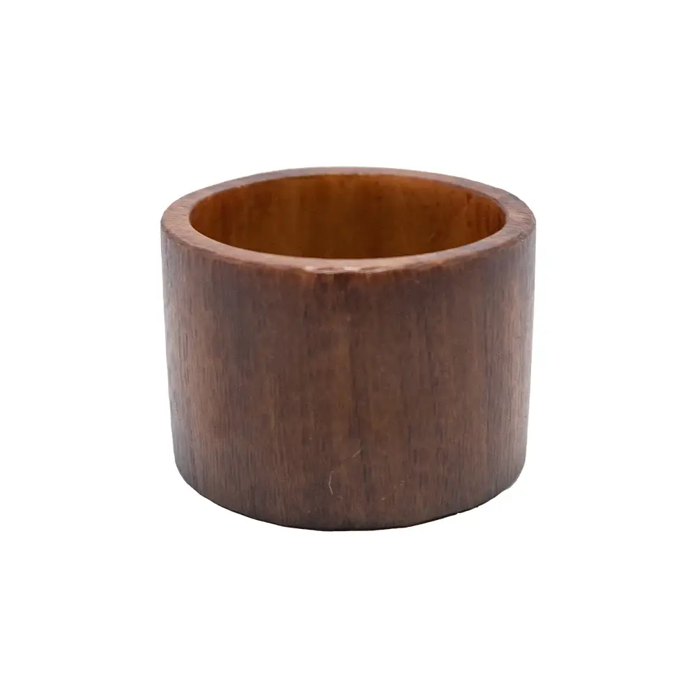 Ramekin 4 Oz (118ml) 7cm Diam x 5cm Resina Imitación Madera