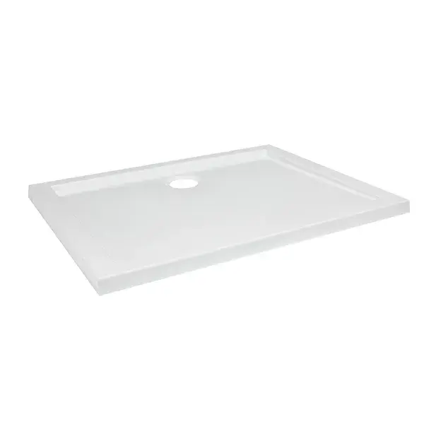 Plato ducha Adelan acrílico blanco 90x70 cm cooke_lewis