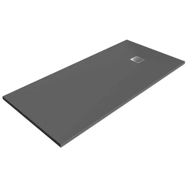 Plato ducha Pia resina gris 160x70 cm cooke_lewis