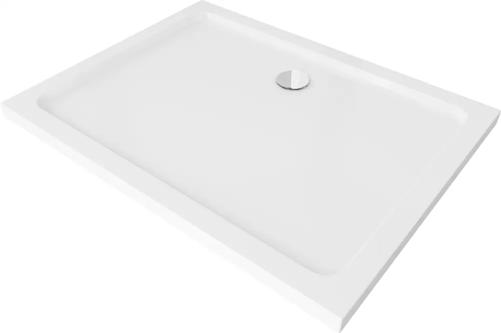 Plato de ducha antideslizante 120x100cm, blanco