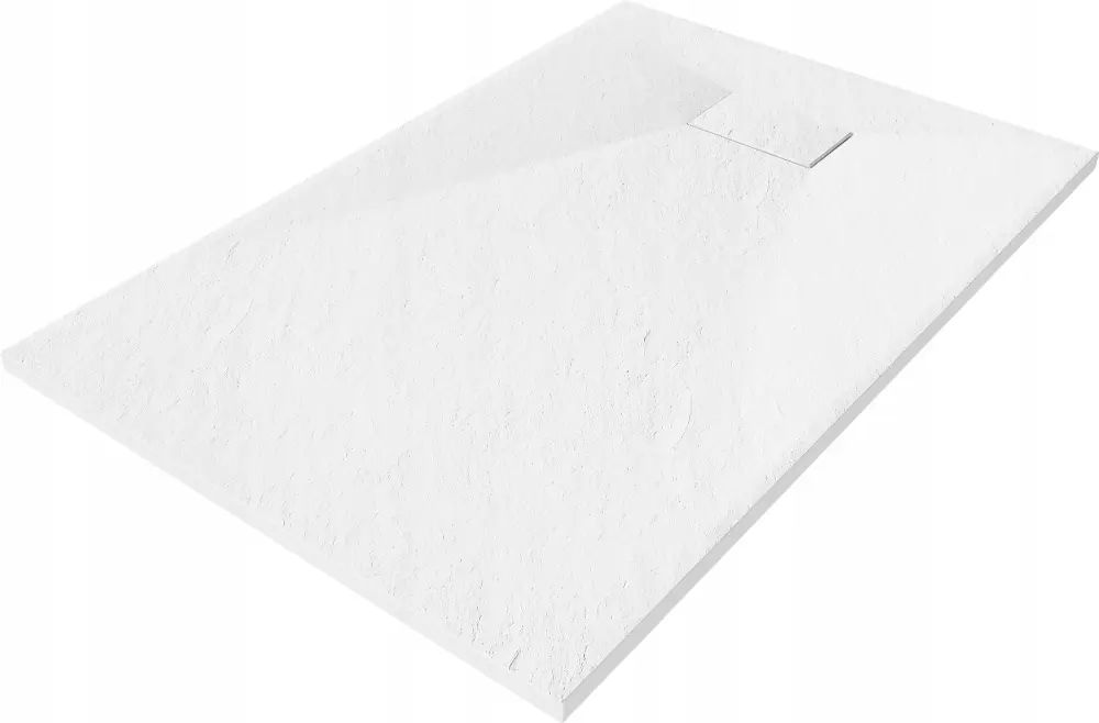 Plato de ducha antideslizante 120x70cm, blanco