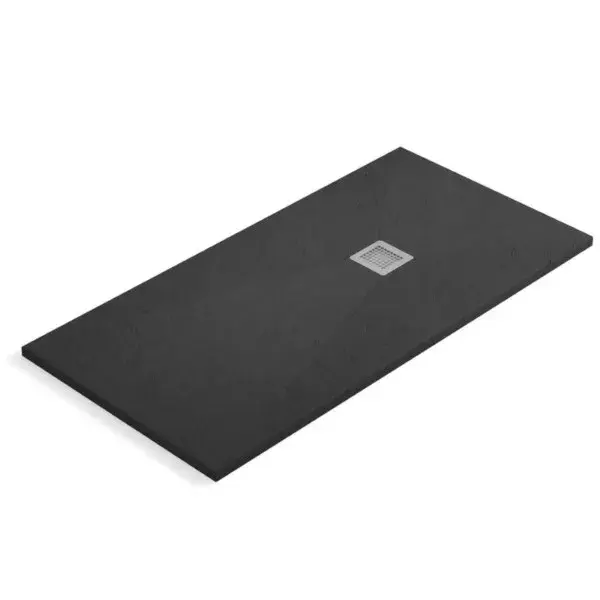 Plato ducha Gel Coat Piro negro 120x70cm