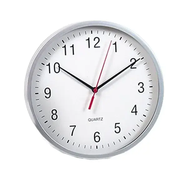 Reloj de pared Eric 22 cm gris con Pilas Incluidas