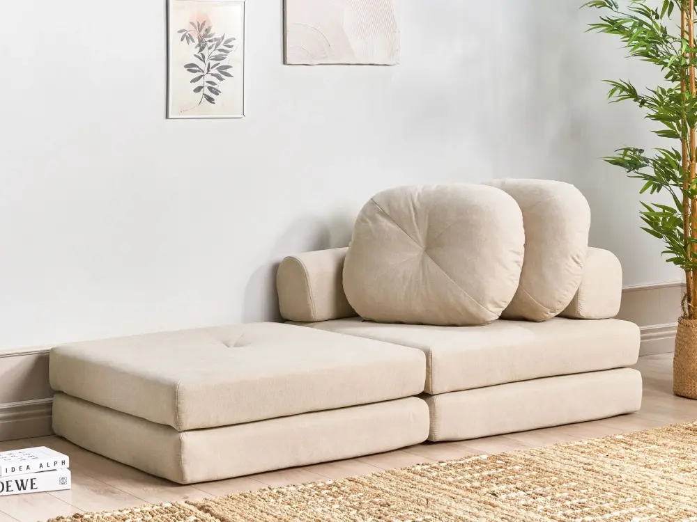 Sofá cama Crema claro