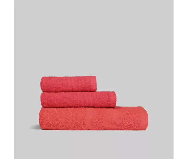 Toalla de Microfibra Toalla Sábana (100x150cm) Rojo Donegal Collections