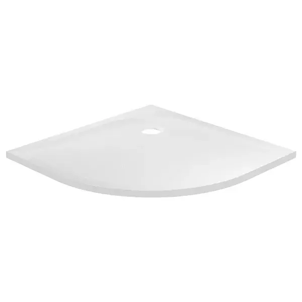 Plato ducha semicircular Calicia resina blanco 80x80 cm cooke_lewis