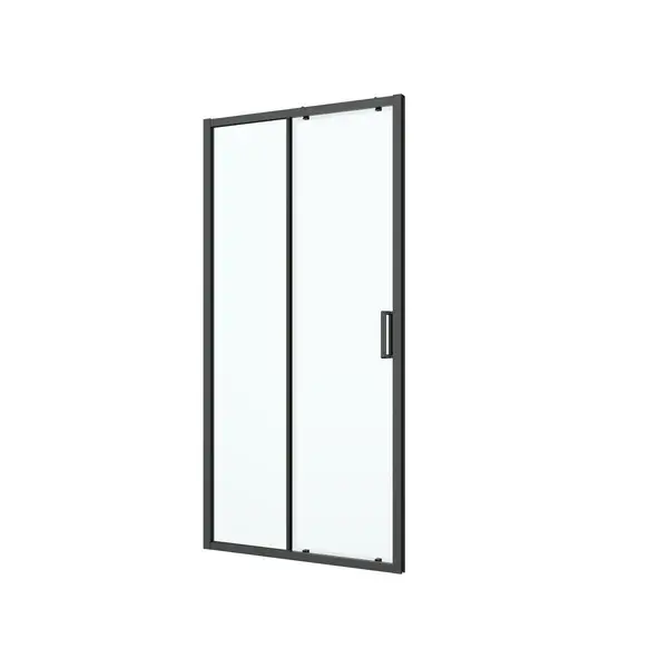 Mampara corredera Calia negro C&L Cooke&lewis