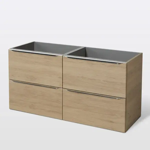Mueble de baño suspendido Idalie roble 120 cm cooke_lewis