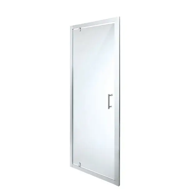 Mampara semi pivotante transparente 190x80cm onega cooke_lewis
