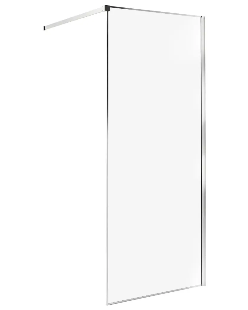 Shower Screen 80 x 190 cm WASPAM Silver