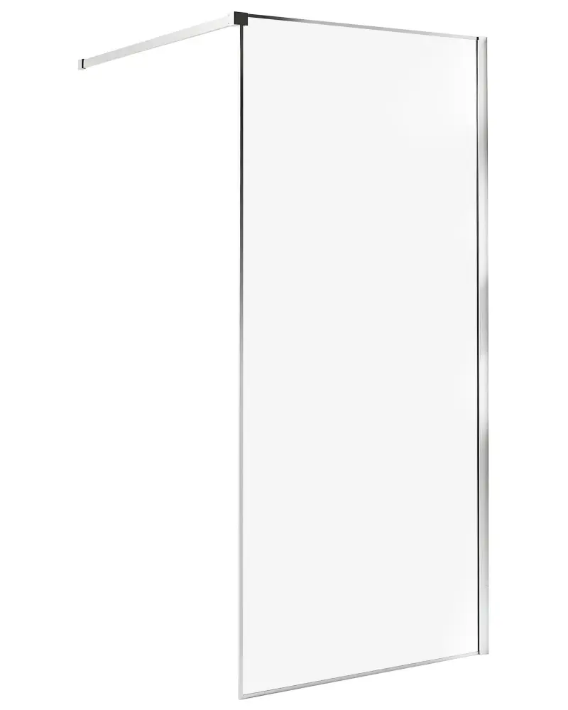Shower Screen 90 x 190 cm WASPAM Silver