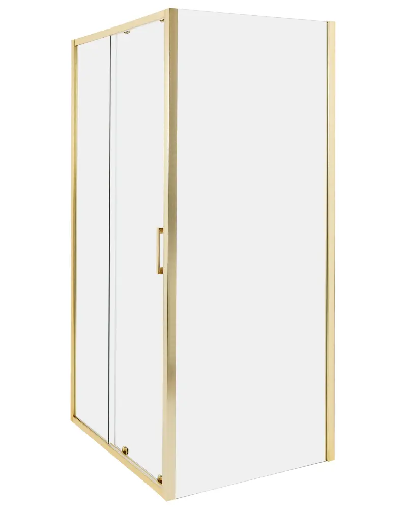 Shower Enclosure 80 x 100 x 185 cm YORO Gold