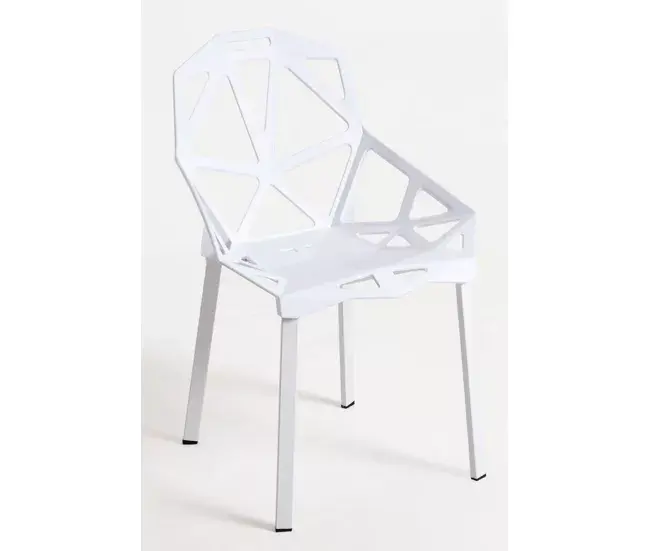 Silla Omega - Blanco de Diseño Escandinavo