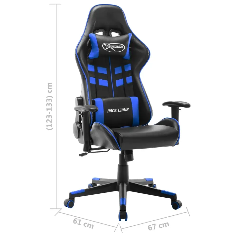 Silla gaming Spott altura ajustable respaldo reclinable 123-133x67x61 cm