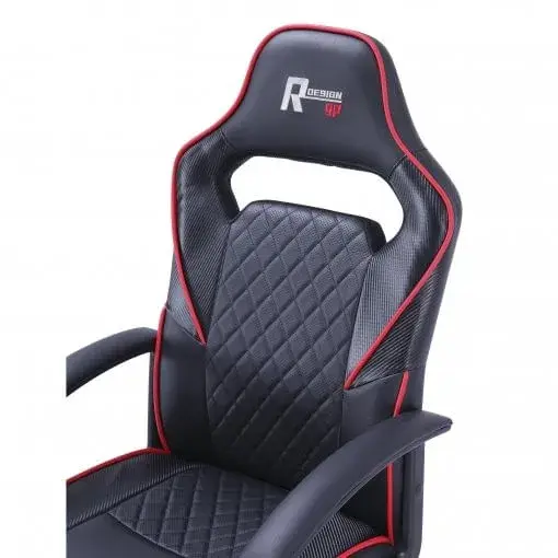 Mueble para Consolas Sillón Polipiel Gamer R-Desing Negro