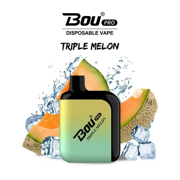Bou Pro 7000 Puffs Tríptico Melón 0% Nic.