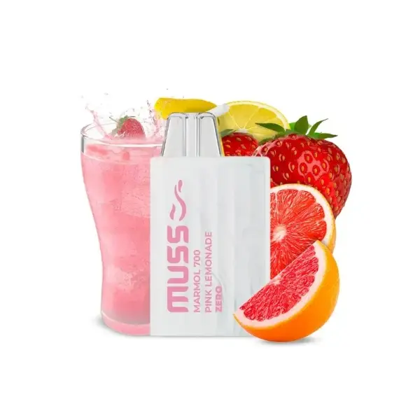 Muss Marmol 700 Puffs Fucsia Lemonade Sin Nicotina