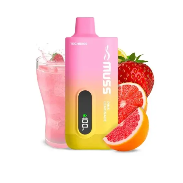 Muss Tech 8000 Puffs Rosa Lemonade