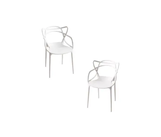 Pack 2 Sillas Korme Kid (Infantil) - Blanco para Bebés
