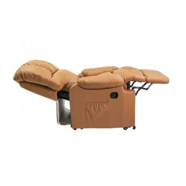 Sillón masaje con calor lumbar camel con Altura Regulable