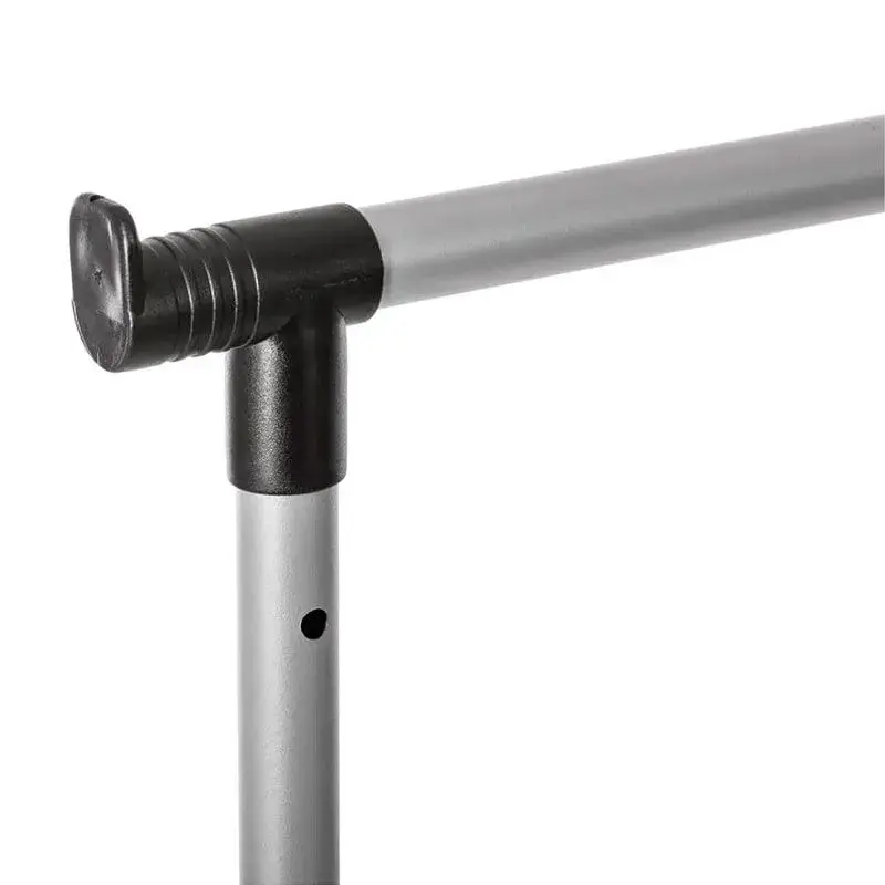 Burro perchero 2 barras extensibles con ruedas 110x80x43 cm