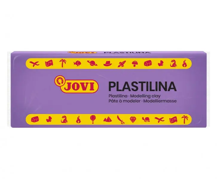 Jovi Caja de 15 Pastillas de Plastilina 150gr - Pasta de Modelar Vegetal - No Se Seca - sin Gluten - Inocua - Facil de Mol...