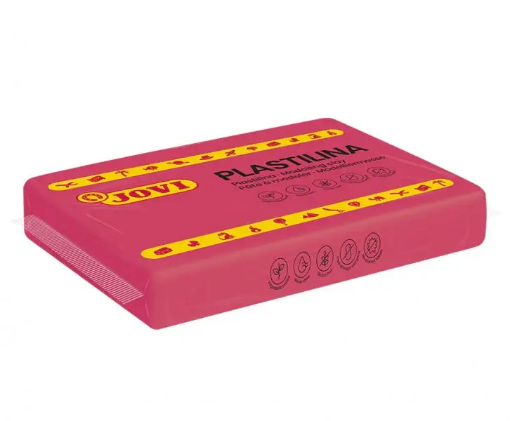 Jovi Caja de 15 Pastillas de Plastilina 350gr - Pasta Vegetal - No Se Seca - sin Gluten - Inocua - Facil de Moldear - Idó...
