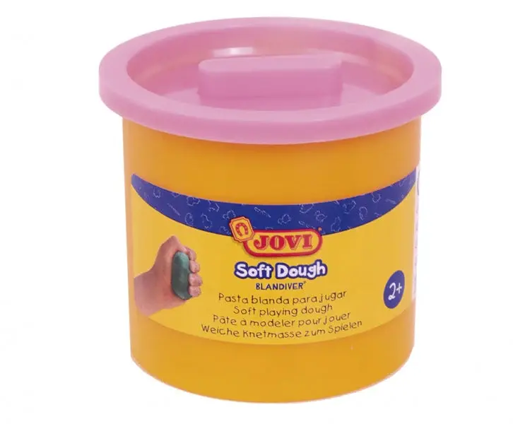 Jovi Soft Dough Blandiver Pack con 5 Botes de Pasta de Modelar 110gr - Blanda y Flexible - Facil de Amasar y Moldear - Ide...