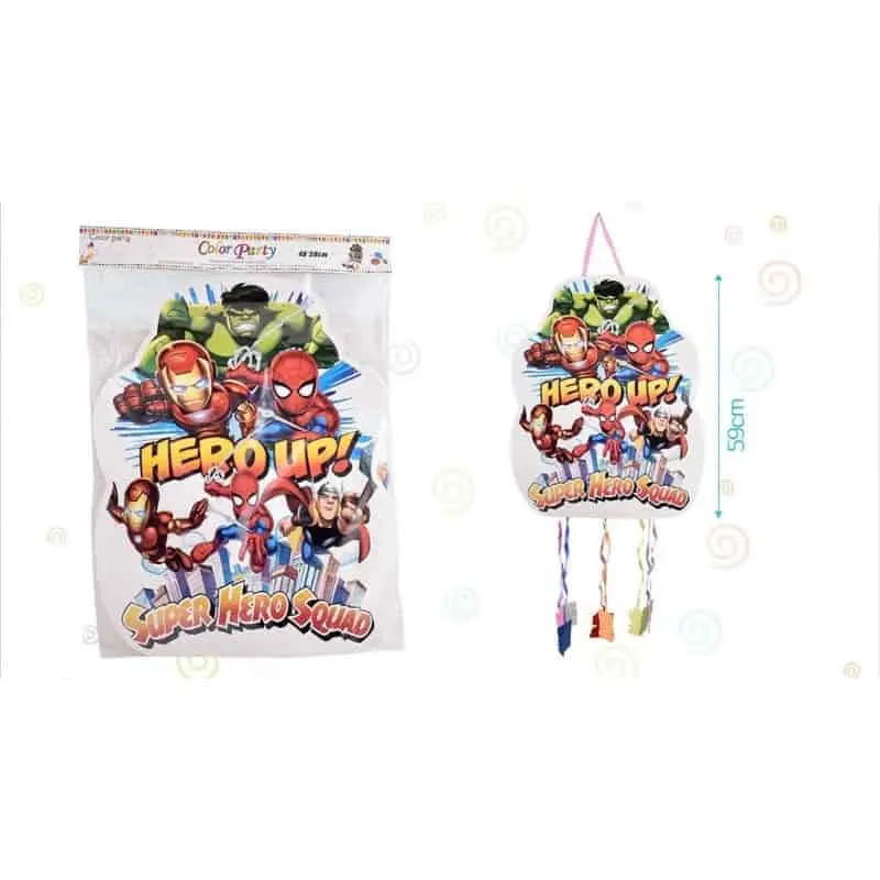 Piñata superhéroes 46x59cm