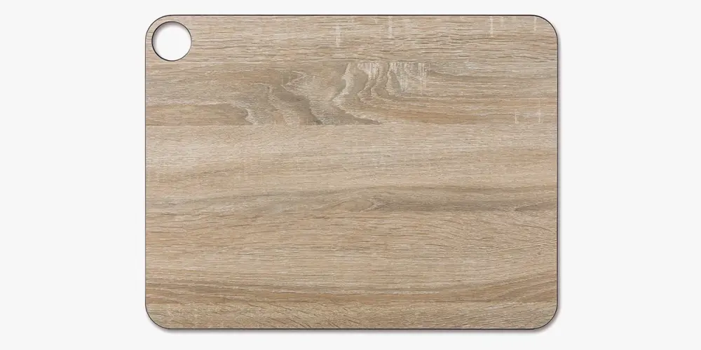 Ergonómico de Cocina Tabla de corte marrón con colgador 427 x 327 mm