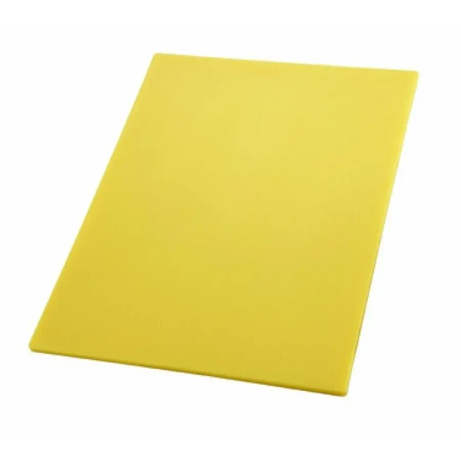Profesional de Acero Inoxidable Tabla de corte amarillo BUFFETWARE #23273.
