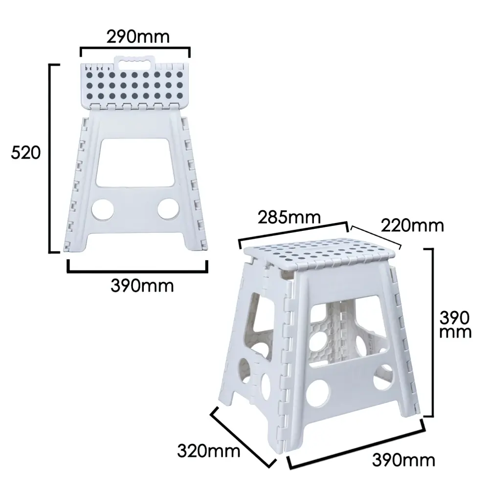 Taburete Plegable 29x22x39 cm. para Partidas Largas