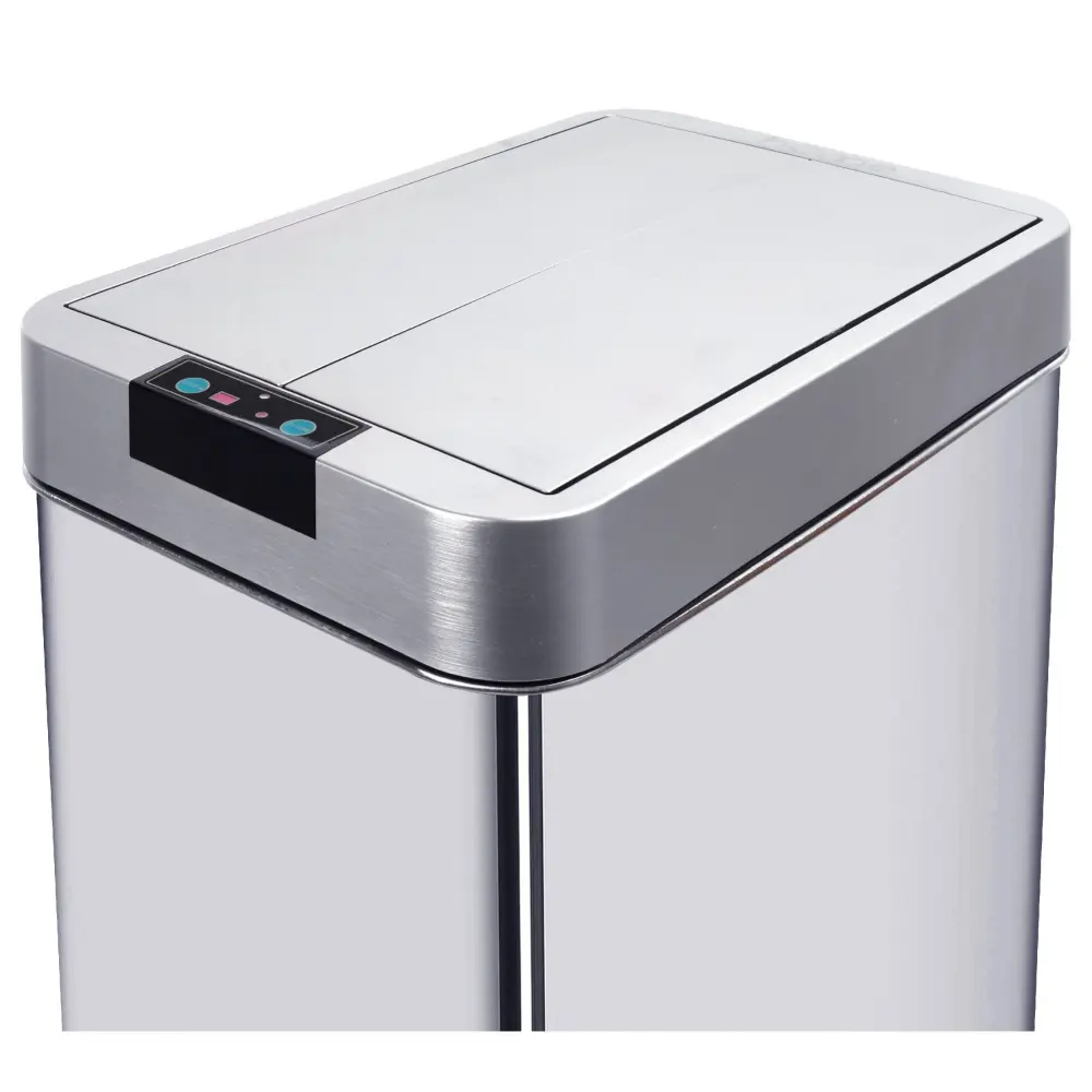 Antiderrames y Hermético Tapa para cubo de basura automático silverlake