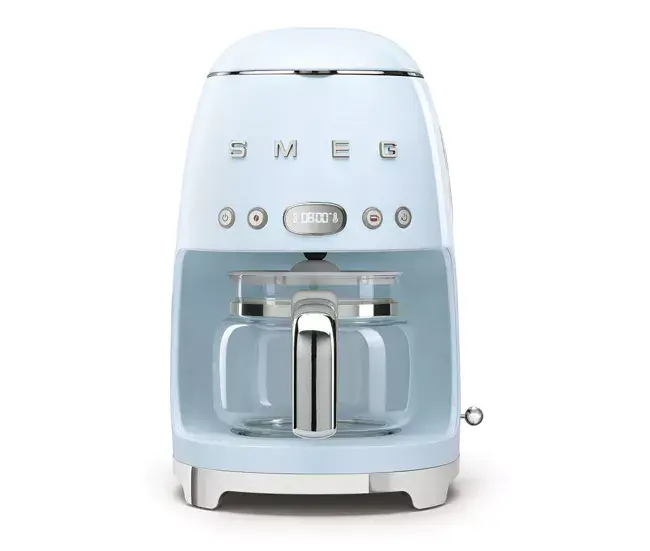 Batidora de Mano Cafetera de Goteo Smeg DCF02PBEU Azul 1050 W 10 Tazas