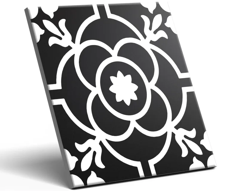 Azulejo decorativo de gres porcelánico 20 cm x 20 cm, clase I - Halfeti Rose