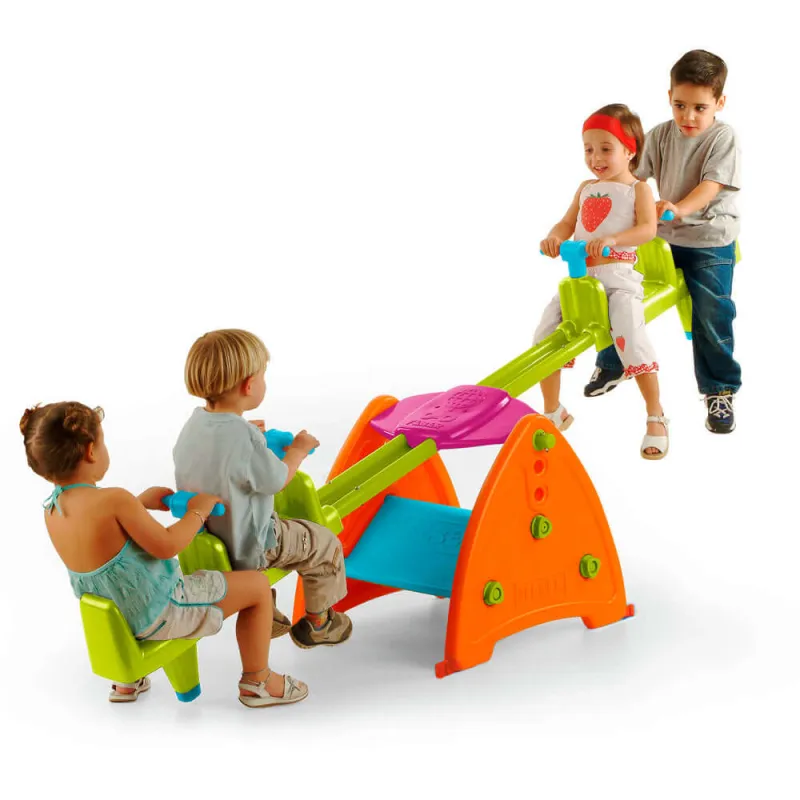 Balancín infantil para jardín See Saw 2X2