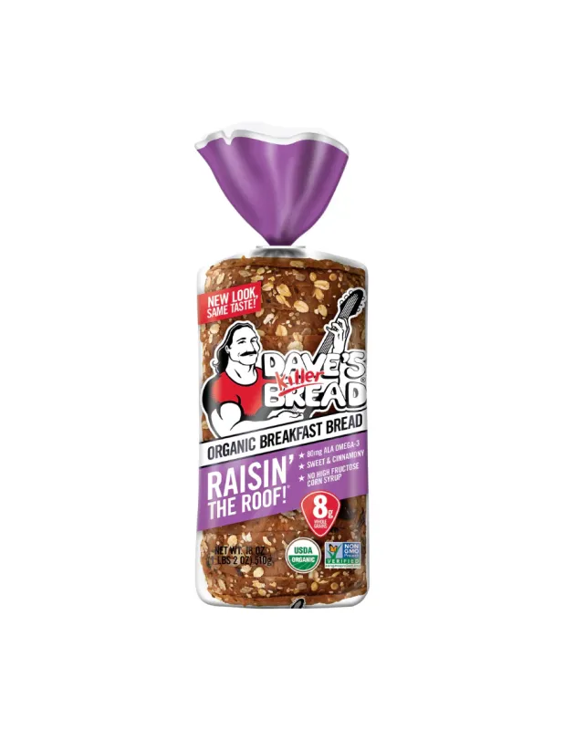 Dave's Killer Bread Raisin' Roof pan ecológico 510gr