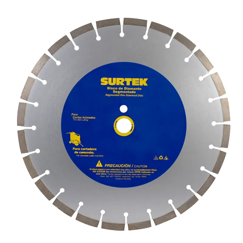 Disco de diamante para cortadora de concreto, 20" Surtek